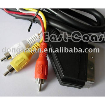 rca to scart cable,audio video cable